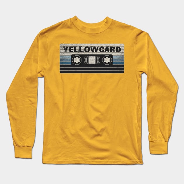 Yellowcard Mix Tape Long Sleeve T-Shirt by getinsideart